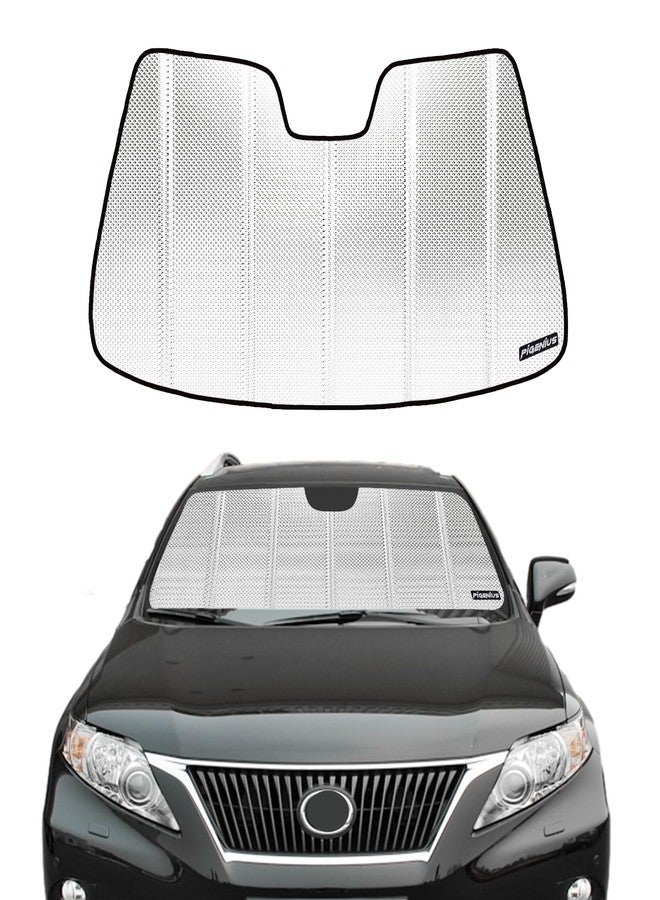 Pigenius Windshield Sun Shade for Lexus RX350/RX450h 2010-2015. Reflective Aluminum Film Front Window Sunshade - BLAZBLOCK - Image 1